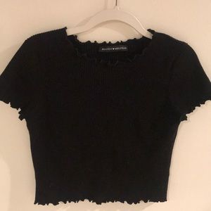 Brandy Melville Black short sleeved shirt